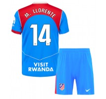 Atletico Madrid Marcos Llorente #14 Koszulka Trzecia dzieci 2025-26 Krótki Rękaw (+ krótkie spodenki)